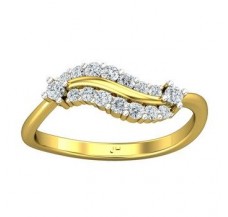 Natural Diamond Ring 0.30 CT / 2.38 gm Gold