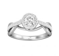 PreSet Natural Solitaire Diamond Ring 0.50 CT / 3.57 gm Gold
