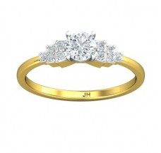 PreSet Natural Solitaire Diamond Ring 0.51 CT / 2.30 gm Gold
