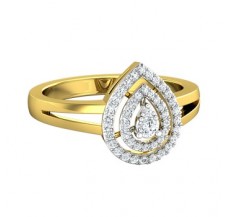 Natural Diamond Ring 0.24 CT / 5.50 gm Gold