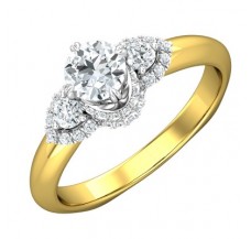 PreSet Natural Solitaire Diamond Ring 0.78 CT / 4.90 gm Gold