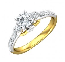 PreSet Natural Solitaire Diamond Ring 0.81 CT / 6.20 gm Gold