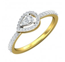 Natural Diamond Ring 0.22 CT / 2.35 gm Gold
