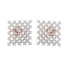 Natural Diamond Earrings 0.49 CT / 3.50 gm Gold