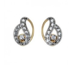 Diamond Earrings 0.20 CT / 1.65 gm Gold