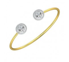 Natural Diamond Bracelets 0.71 CT / 5.44 gm Gold