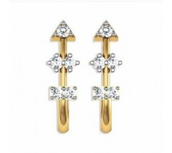 Diamond Earrings 0.23 CT / 2.20 gm Gold