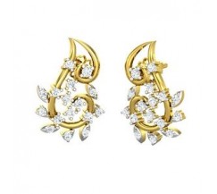 Natural Diamond Earrings 0.53 CT / 4.00 gm Gold