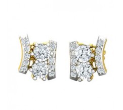 Natural Diamond Earrings 0.50 CT / 3.06 gm Gold