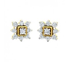 Natural Diamond Earrings 0.66 CT / 3.00 gm Gold