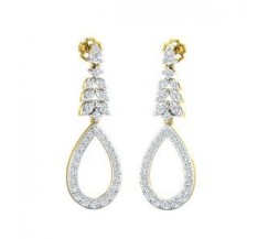 Natural Diamond Earrings 1.55 CT / 6.50 gm Gold