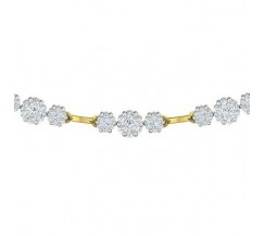 Natural Diamond Necklace 3.01 CT / 22.81 gm Gold