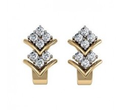 Diamond Earrings 0.35 CT /  3.23 gm Gold