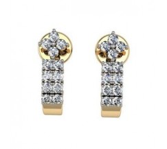Diamond Earrings 0.48 CT /  3.5 gm Gold