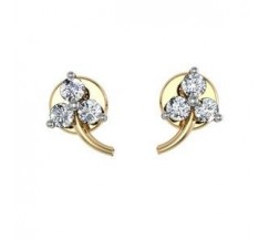 Diamond Earrings 0.30 CT / 1.94 gm Gold