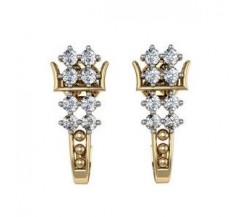 Diamond Earrings 0.40 CT / 3.72 gm Gold