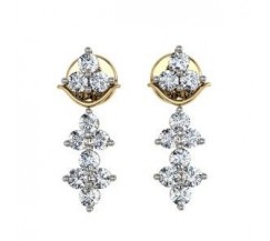 Diamond Earrings 0.50 CT / 3.60 gm Gold