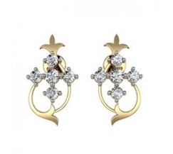 Diamond Earrings 0.76 CT / 6.85 gm Gold