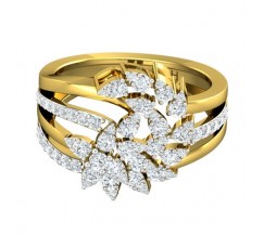 Natural Diamond Ring 0.91 CT / 6.40 gm Gold