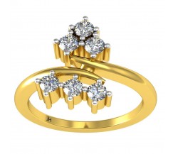 Natural Diamond Ring 0.36 CT / 4.09 gm Gold
