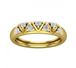 Natural Diamond Ring for Men 0.42 CT / 4.35 gm Gold 