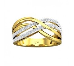 Natural Diamond Ring 0.43 CT / 3.47 gm Gold