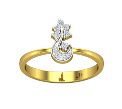 Natural Diamond Ring 0.15 CT / 3.25 gm Gold