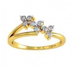 Natural Diamond Ring 0.20 CT / 1.87 gm Gold