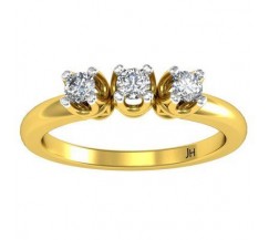 Natural Diamond Ring 0.18 CT / 2.70 gm Gold