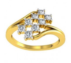 Natural Diamond Ring 0.36 CT / 3.07 gm Gold
