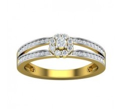 Natural Diamond Ring 0.349 CT / 3.24 gm Gold