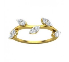 Natural Diamond Ring 0.30 CT / 1.98 gm Gold