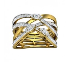 Natural Diamond Ring 0.57 CT / 5.83 gm Gold