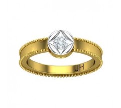 Natural Diamond Ring 0.21 CT / 3.85 gm Gold