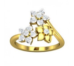 Natural Diamond Ring 0.31 CT / 3.40 gm Gold