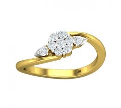 Natural Diamond Ring 0.30 CT / 2.90 gm Gold