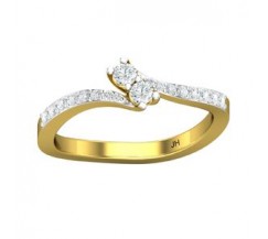 Natural Diamond Ring 0.30 CT / 2.48 gm Gold