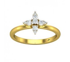 Natural Diamond Ring 0.19 CT / 2.51 gm Gold