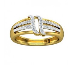 Natural Diamond Ring 0.36 CT / 3.31 gm Gold