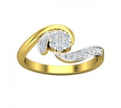 Natural Diamond Ring 0.29 CT / 3.00 gm Gold