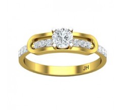 Natural Diamond Ring 0.41 CT / 2.71 gm Gold