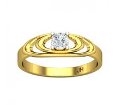 Natural Diamond Ring 0.23 CT / 2.40 gm Gold
