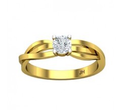 Natural Diamond Ring 0.23 CT / 2.50 gm Gold
