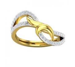 Natural Diamond Ring 0.35 CT / 2.70 gm Gold
