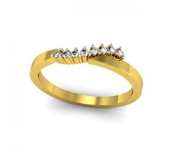 Natural Diamond Ring 0.08 CT / 2.00 gm Gold
