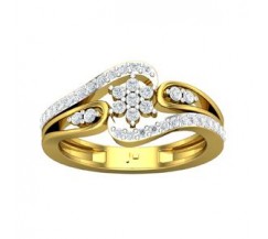 Natural Diamond Designer Ring 0.57 CT / 4.25 gm Gold