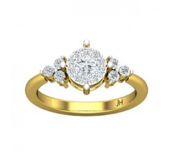 Natural Diamond Ring 0.57 CT / 2.84 gm Gold