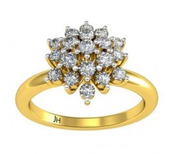 Natural Diamond Ring 0.415 CT / 3.65 gm Gold