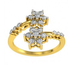 Natural Diamond Ring 0.44 CT / 2.97 gm Gold