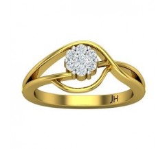 Natural Diamond Ring 0.24 CT / 3.50 gm Gold